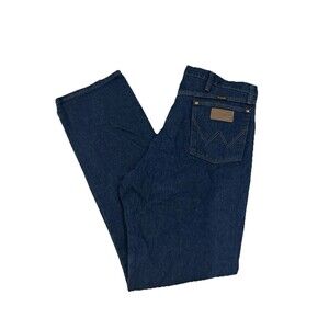 Wrangler 13MWZ Cowboy Cut Bootcut Jeans 38x34 Dark Indigo Near Mint 2010 Prod